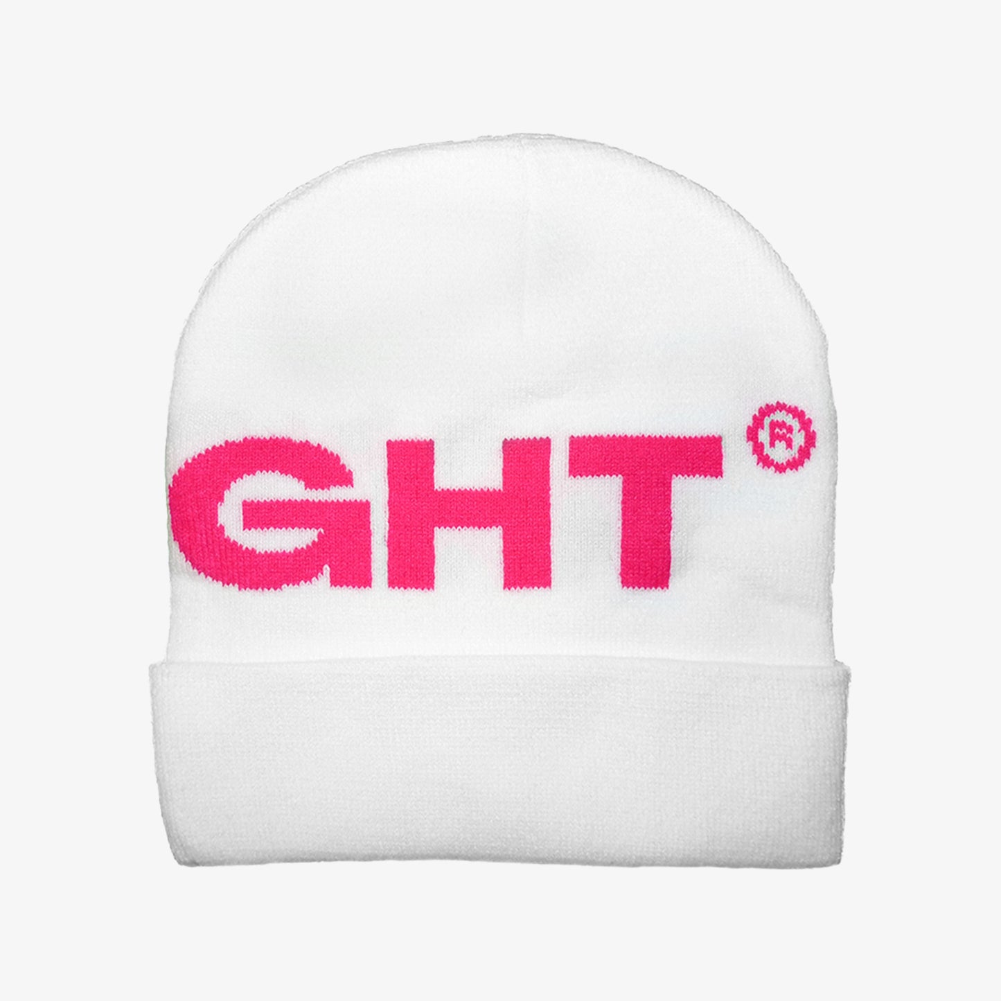 Midnight Big Logo White/Pink Beanie