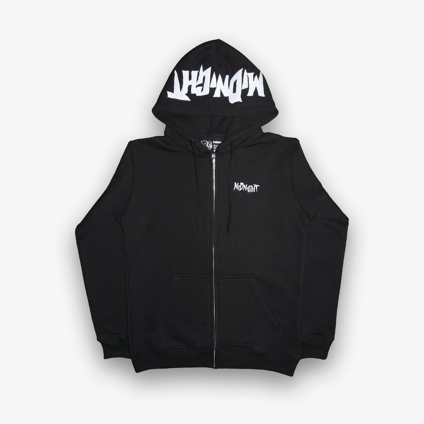Spooky Zip Black